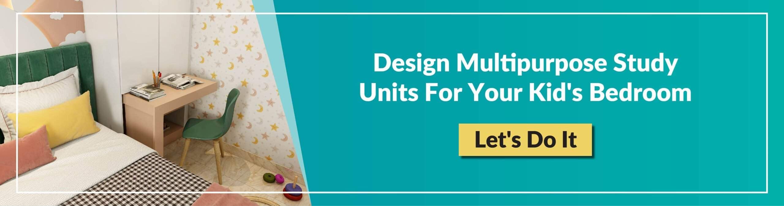 Desgin multipurpose study units for your kid's bedoom