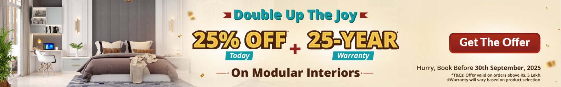 DesignCafe New Year Offer: Save 25% on Home Interior