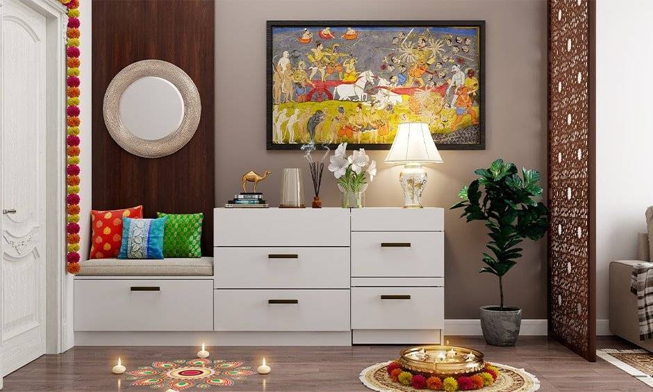 Foyer decoration ideas for dasara festival