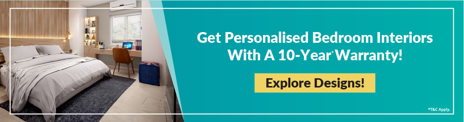 Get personalised bedroom interiors with a 10 year warranty!