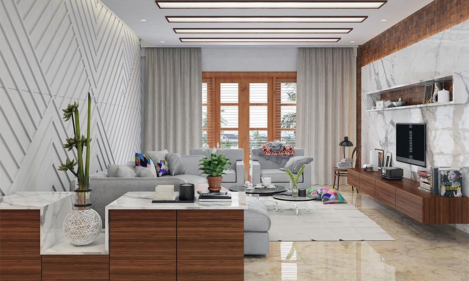 Vastu colour for home – soothing pastel living room interiors promoting balance and positivity