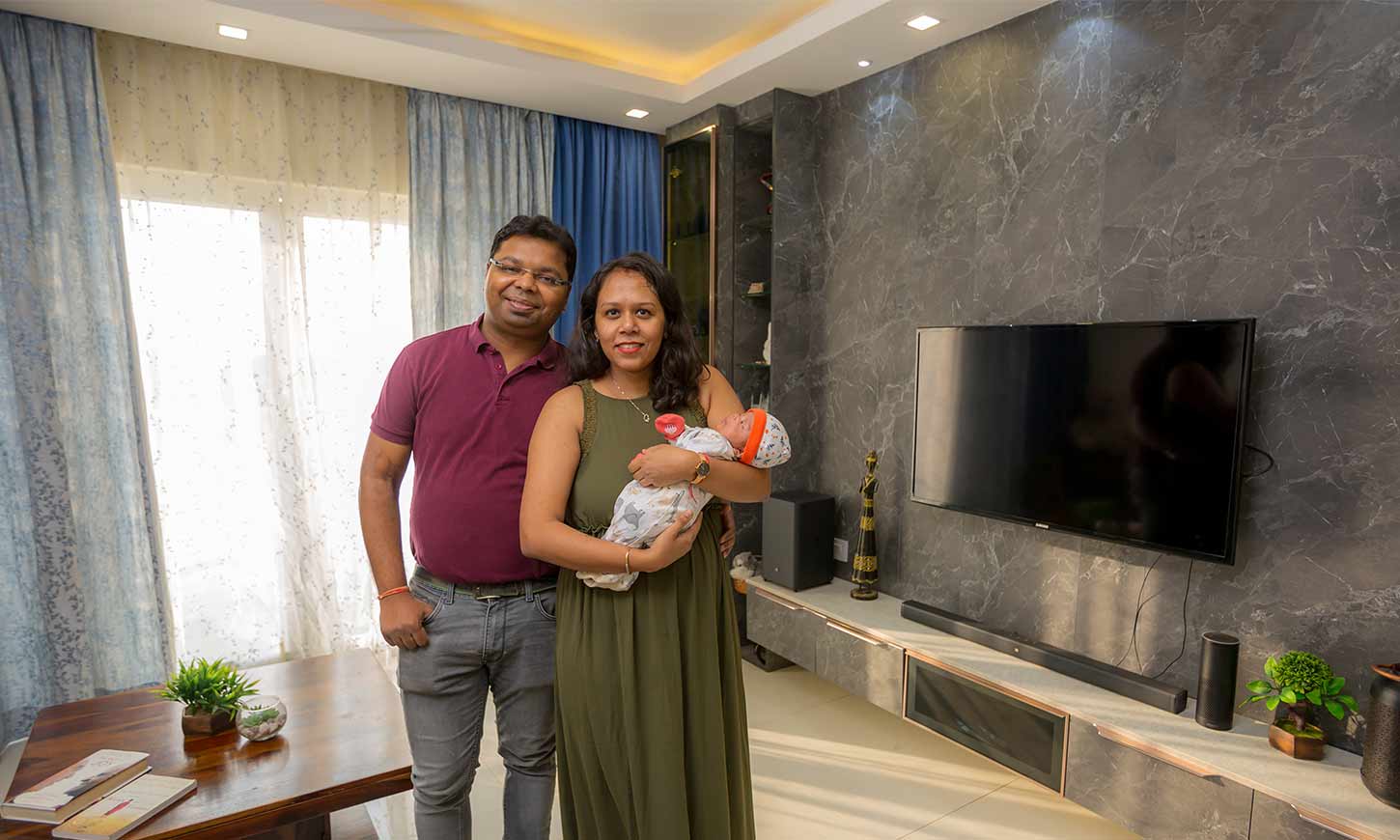 Interior design for 2bhk flat in bangalore designed by design cafe mg road