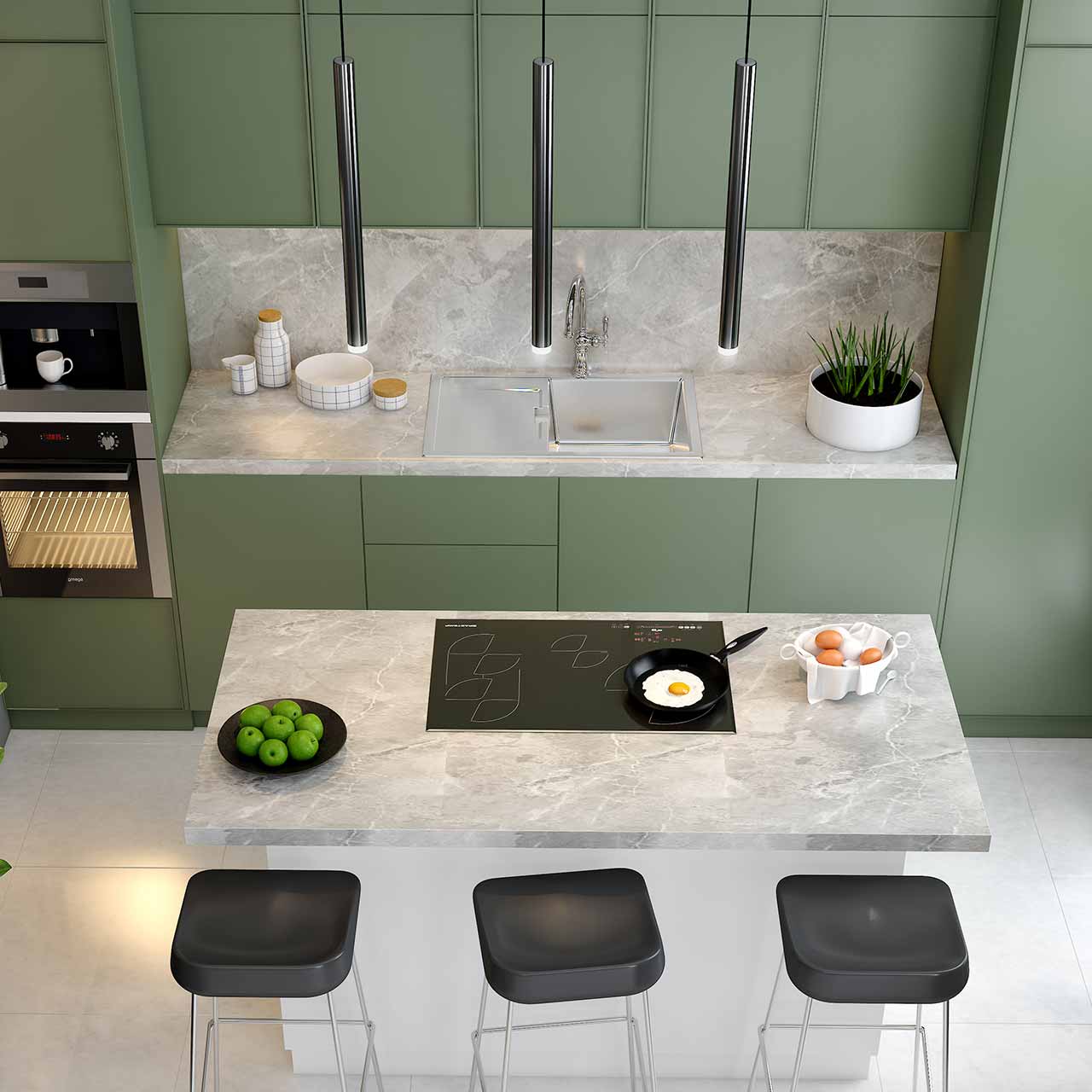 Kitchen Island for Fun And Food