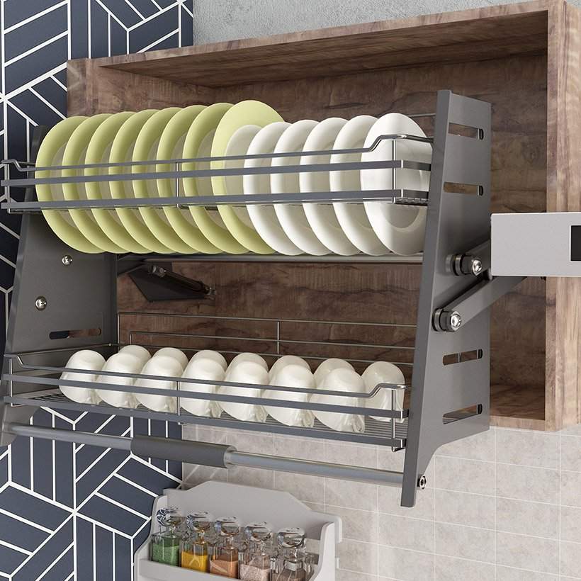 Add a wash-up station in kitchen is the best space saving idea and its kitchen furniture designs for small kitchen