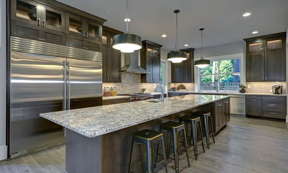 Trendy modern kitchen showcasing top kitchen trends shaping 2025 homes