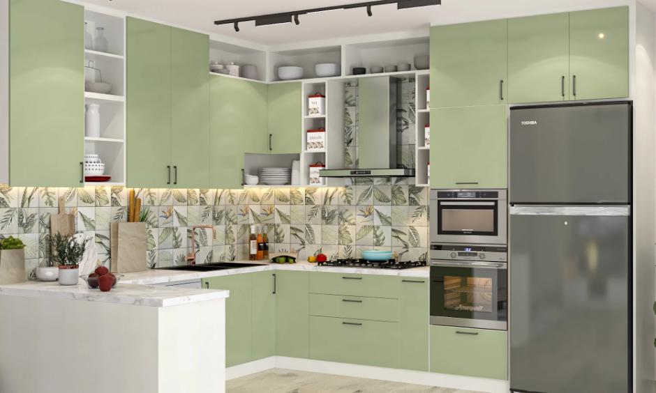 Various appliances and fixtures are arranged to emphasise their importance in a kitchen renovation.
