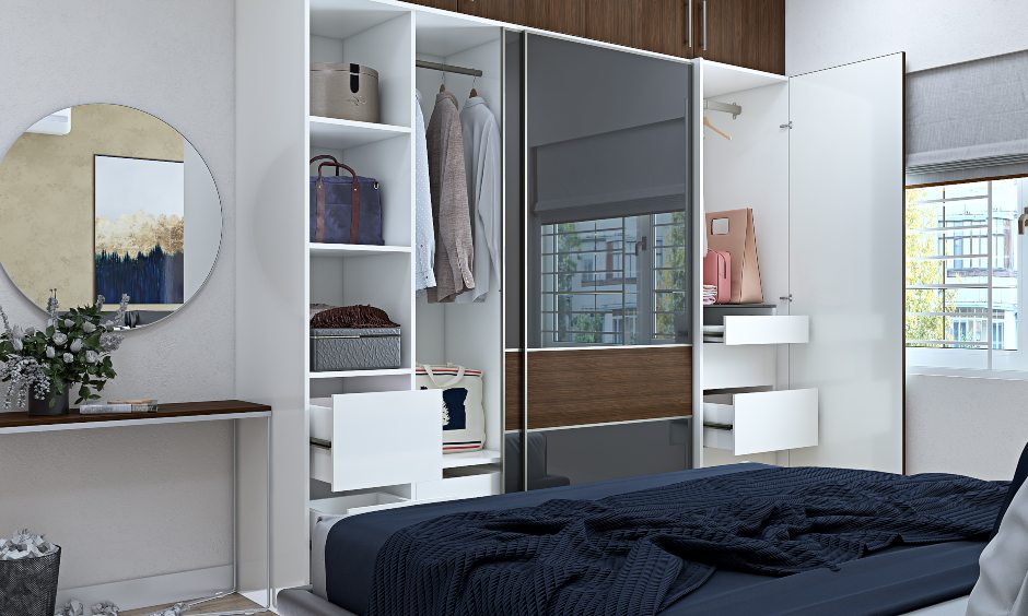 2bhk flat design master bedroom interior design in bangalore, mumbai and hyderabad