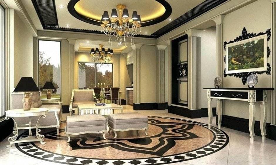 Pop ceiling design for drawing room