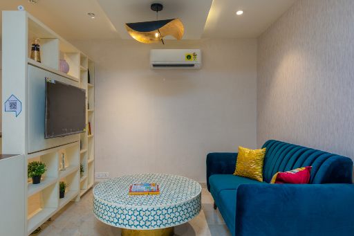 Studio apartment design at experience centre banjara hills, hyderabad