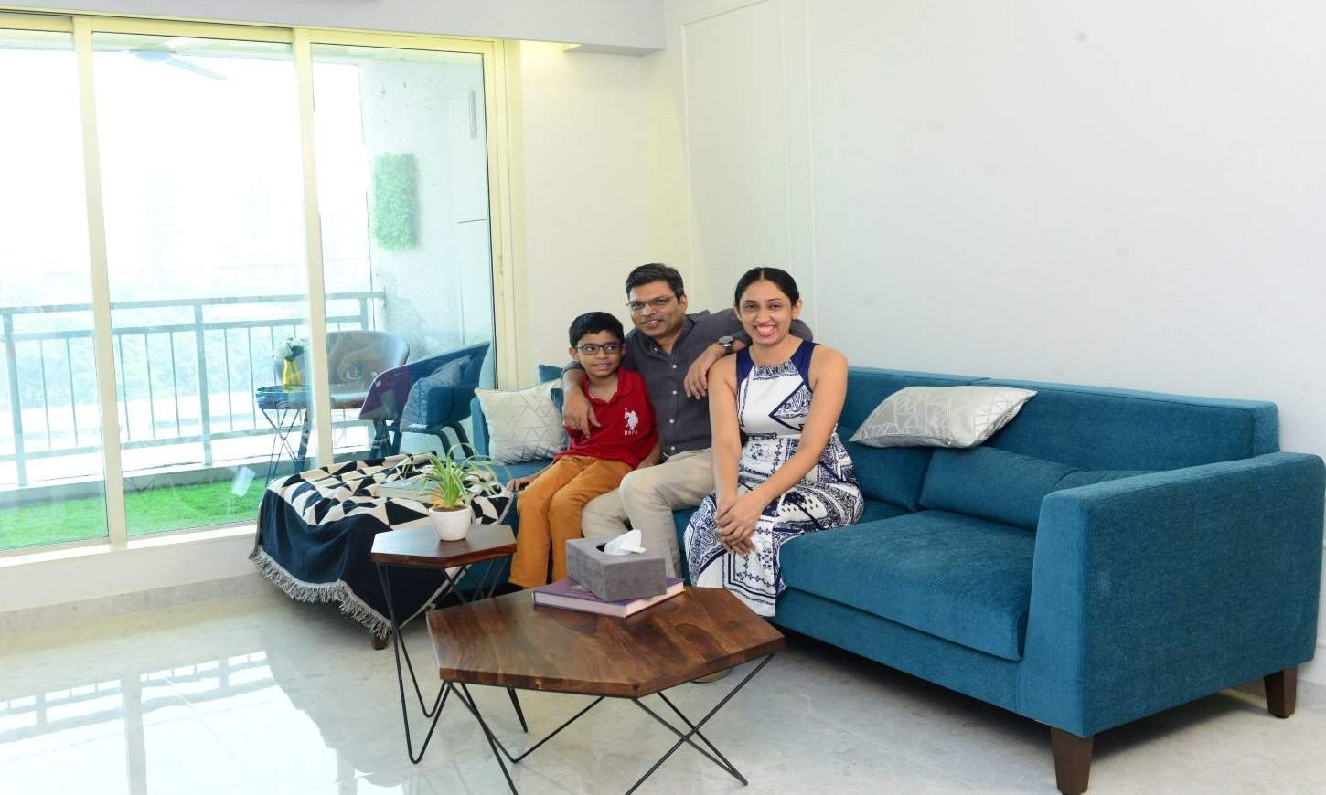 Living room designed by top 10 interior design companies in bangalore