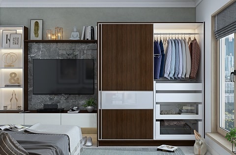 Wardrobe designs for every bedroom by top interior designers