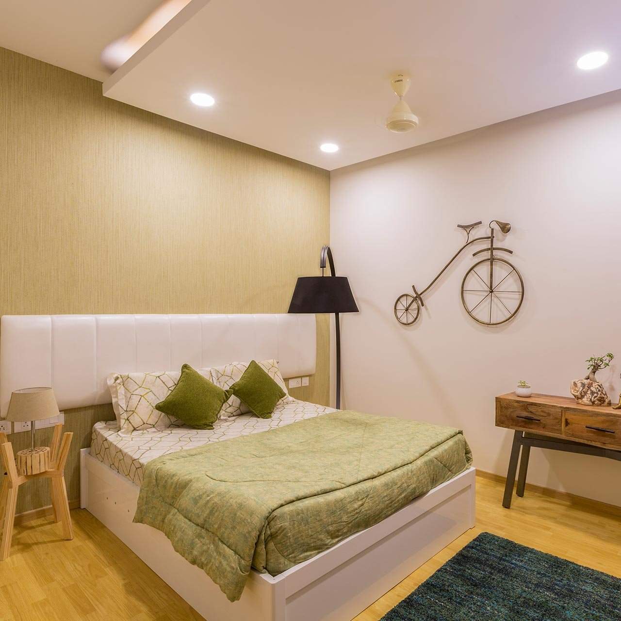 Vibrant furnishing and accessories for bungalow interior design