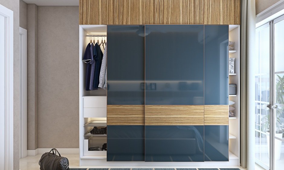 Wardrobe design for 2bhk house flat in mumbai, bangalore and hyderabad