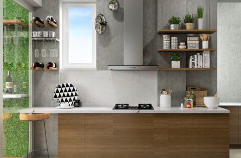 Explore wooden kitchen rack designs for efficient storage solutions