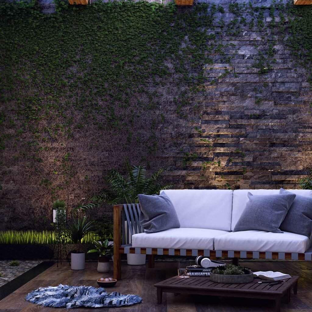 Latest Furniture Trends 2019 - Wooden Textured Wall Combined With Some Sharp Finishes And Designs