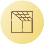 False ceiling services: install gypsum horizontal panels, ceiling, vertical panels with cove