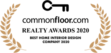 Design Cafe has won Commonfloor Realty Awards 2020 for Best Home Interior Design Company in 2020